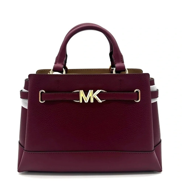 Michael Kors Reed Small Satchel CrossbodyBag Dark Cherry